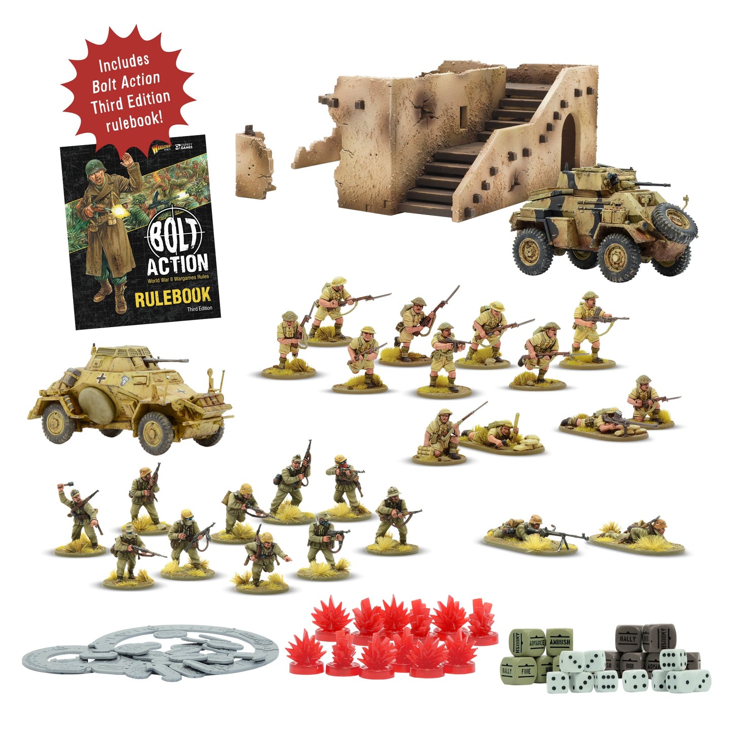 A Gentlemens War — Bolt Action 3rd Ed. Starter Set (8th Army vs Afrika Korps)