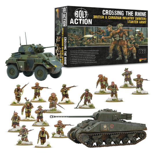 Crossing the Rhine' - British & Canadian infantry (Winter) Starter Army
